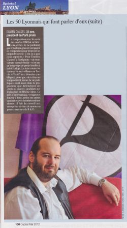 2012-05, Capital, n°248 Spécial Lyon, page 150, Les 50 Lyonnais qui font parler d’eux : Damien Clauzel